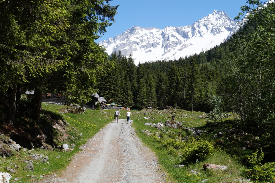 Seebachtal kurz vor der Schwussnerhütte Seebachtal kurz vor der Schwussnerhütte